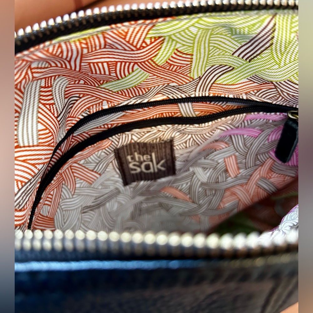 The Sak Black Leather Crossbody Purse - Picture 9 of 9